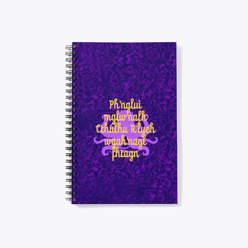 Eldritch Text Notebook