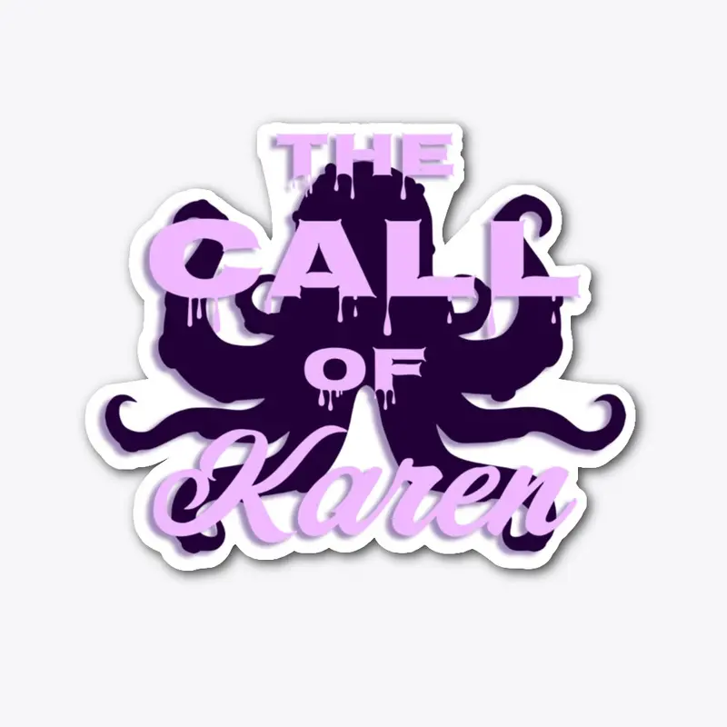 The Call of Karen Logo Sticker