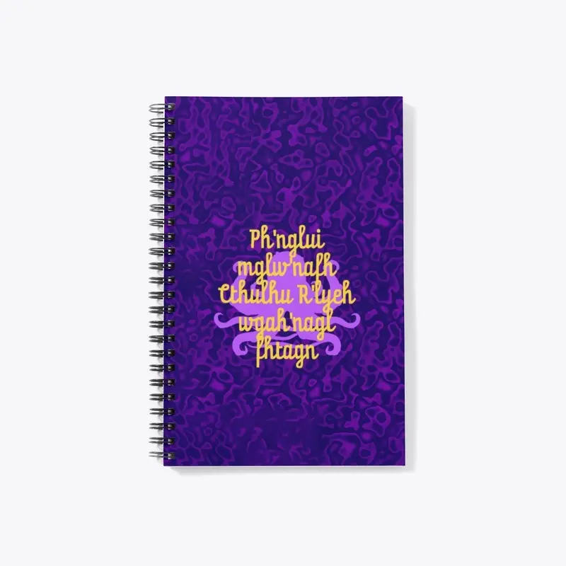 Eldritch Text Notebook