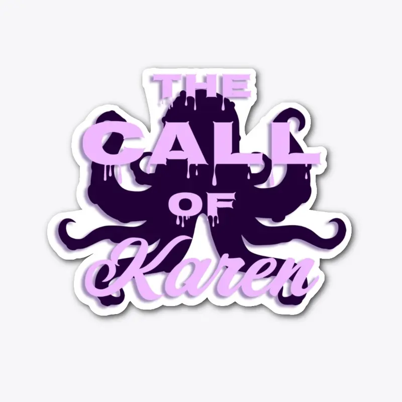 The Call of Karen Logo Sticker